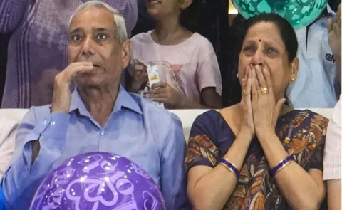 Shubhanshu Shuklas parents get emotional  he lifts off for Axiom Mission 412