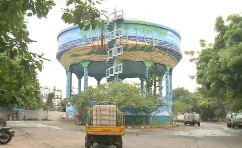 Stopped Water Supply Due To Gvmc Water Works Staff Strike