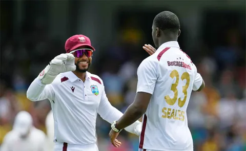 Jayden Seales fined by ICC for fiery send off to Pat Cummins in WI vs AUS 1st Test