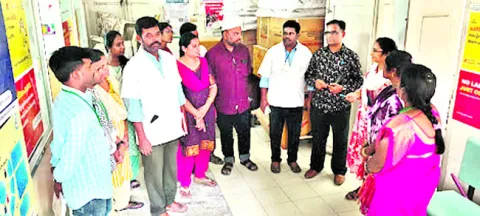 ఆసుపత్రిలోని ఏఆర్టీ కేంద్రం తనిఖీ