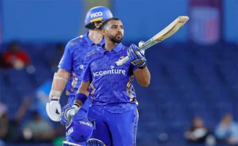 Nicholas Poorans wonder in MLC, scored a century in 55 Balls