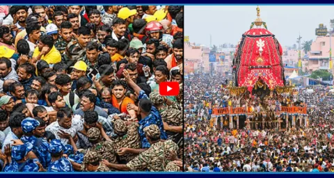 Stampede Incident In Jagannath Rath Yatra At Puri Odisha  1
