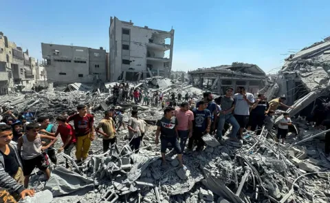 At least 81 people killed in Israeli strikes in Gaza7