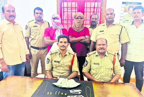 ఇద్దరు దొంగల అరెస్ట్‌ 