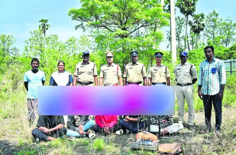 ఐదుగురు గంజాయి నిందితుల అరెస్ట్‌
