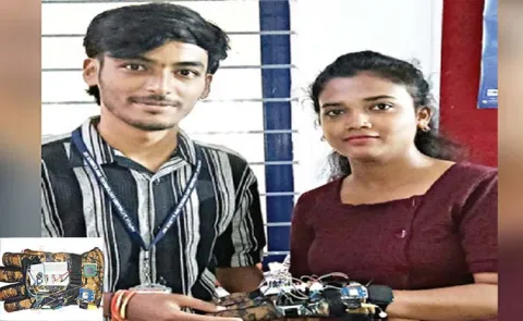 Student Karan Develops smart device for womens safety in public spaces 14
