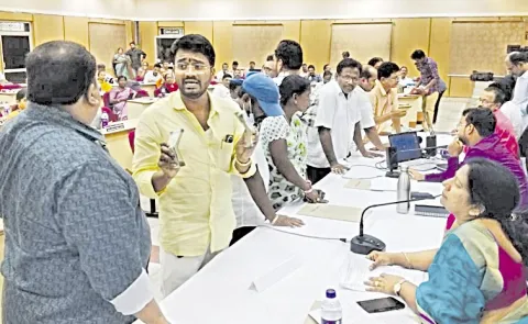 TDP party worker fires on TDP MLA Kuna Ravikumar