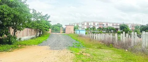 కాలేజీకి రోడ్డు నిర్మించరూ?