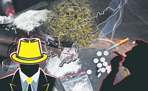 Huge Marijuana smuggling under Chandrababu Coalition Govt1