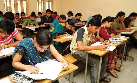 tenth class students return classroom exam fail