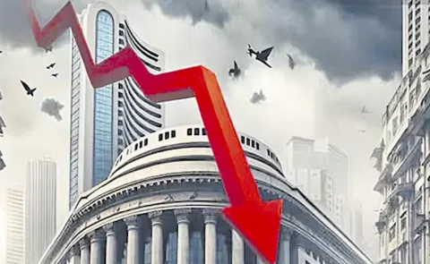 stock market: Sensex closes 636 points lower and Nifty below 24600