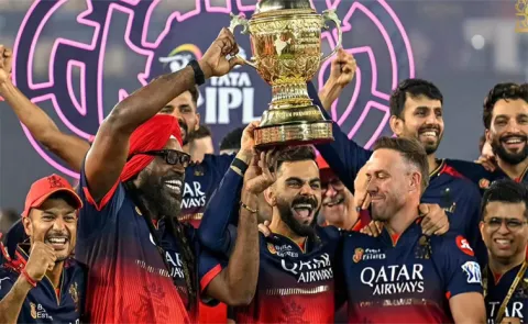 Grand Welcome For IPL 2025 Winner RCB In Bengaluru