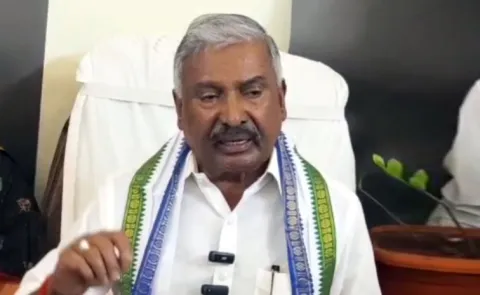 YSRCP Vennnupotu Protests: Peddireddy Slams Chandrababu