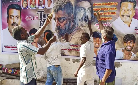 Kamal Haasan Fans Travel Bengaluru to Hosur to watch Thug Life After ban in Karnataka