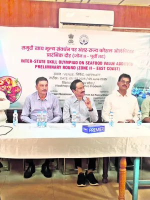 సముద్ర ఆహార రంగాభివృద్ధికి నైపుణ్యం కీలకం 
