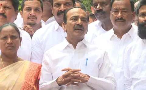 Etela Rajender Speech After Kaleshwaram Commission Inquiry