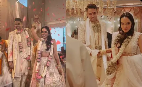 Orange Movie Actress Shazahn Padamsee Wedding3