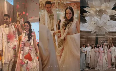 Actress Shazahn Padamsee gets married to Ashish Kanakia in dreamy ceremony