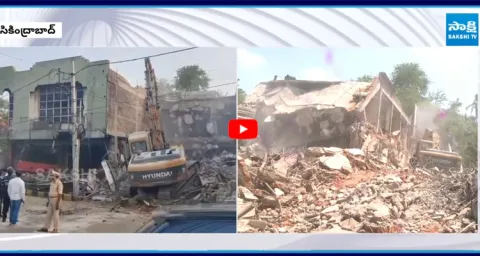 Hydra Demolitions Illegal Constructions in Secunderabad Cantonment 1