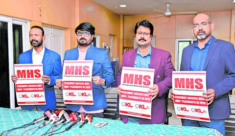 ప్లేస్‌మెంట్స్‌లో సత్తా చాటిన కేఎల్‌ విద్యార్థులు 