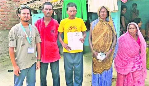 కుటుంబం చెంతకు బీహార్‌ వ్యక్తి 