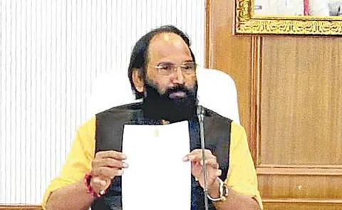 Uttam Kumar Reddy Chit Chat With Media on Banakacharla Construction Project