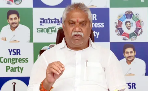 Ysrcp Leader Malladi Vishnu Fires On Satavahana College Demolition