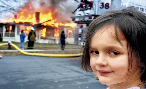 Disaster Girl Zoe Roth recreates the iconic meme 20 years later