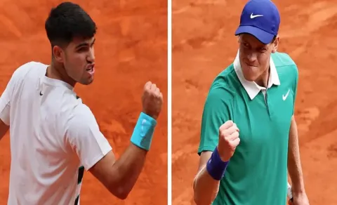 French Open 2025: Carlos Alcaraz on Jannik Sinner in Men's final5