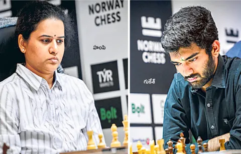 Hampi and Gukesh secured third place7