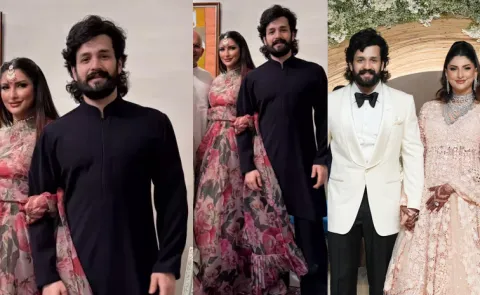 Newlyweds, Akhil Akkineni-Zainab Makes First Post-Wedding Appearance, She Dazzles In A Floral Gown10