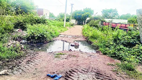 రోడ్లపై మురుగు.. రోడ్ల పక్కనే చెత్త 