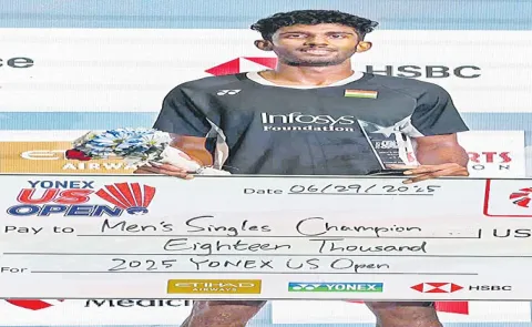 Ayush Shetty wins US Open with a blistering win over Brian Yang