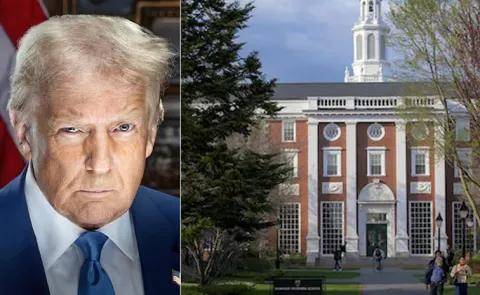 Trump Administration Harvard Cuts over Jewish Right