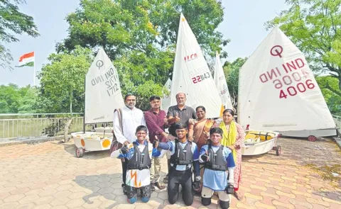 Three Hyderabad young Men Amazing Sailing Talents