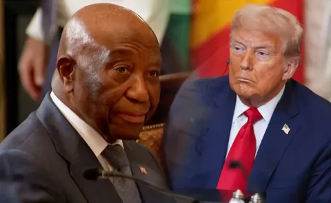 Trump praises English speaking Liberian Prez Boakai Troubles Him