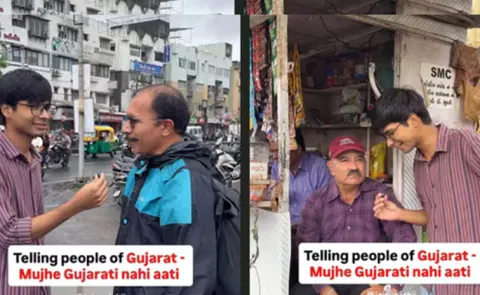 Language Row Gujaratis Win Hearts