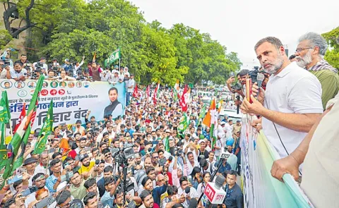Rahul Gandhi accused the BJP of rigging the Maharashtra assembly elections14