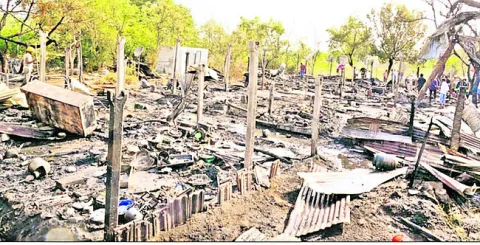 తిరుప్పూర్‌లో ఘోర అగ్ని ప్రమాదం 