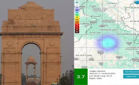 Earthquake: Tremors Felt In Delhi Ncr For Second Straight Day