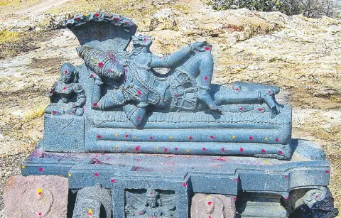 Ancient statues and inscriptions in Nagarkurnool district in need of protection