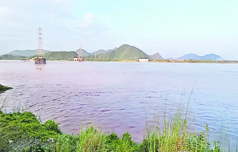 Rising flood in Godavari