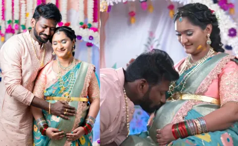 Comedian Mahesh Vitta Wife Baby Shower