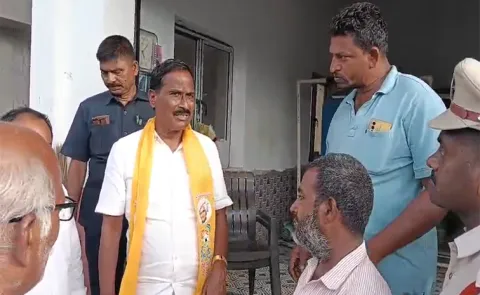 వాటర్ ప్లాంట్ నిర్వాహకుడిపై టీడీపీ ఎమ్మెల్యే బూర్ల రామాంజనేయులు దౌర్జన్యం