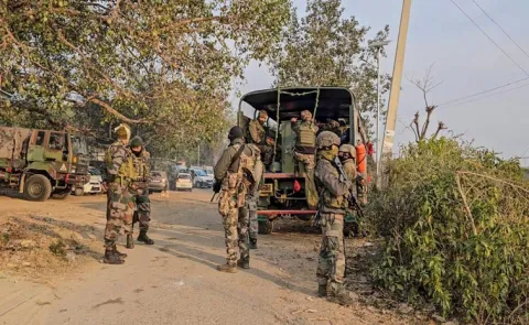 security forces combing in jammu