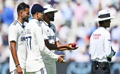 Team India Creates History, Most sixes by a team in an away series 