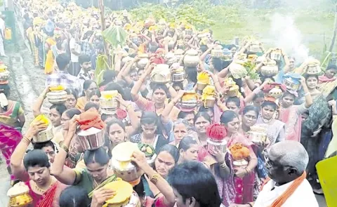 Ashada month worship to village deities