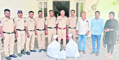 30 కేజీల గంజాయి స్వాధీనం