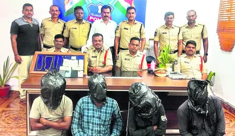 చైన్‌స్నాచింగ్‌ ముఠా అరెస్ట్‌ 
