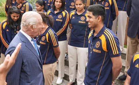 Indian Team Meet King Charles After Heartbreak At Lords4